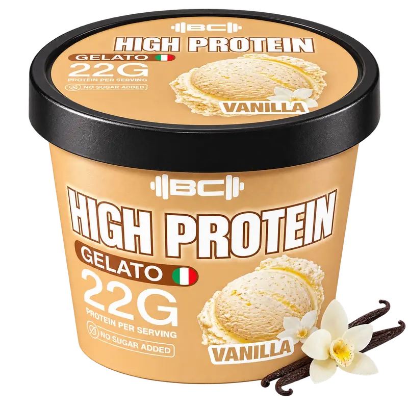 Vanilla high protein gelato